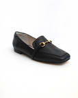 Mocassim Camille Couro Preto